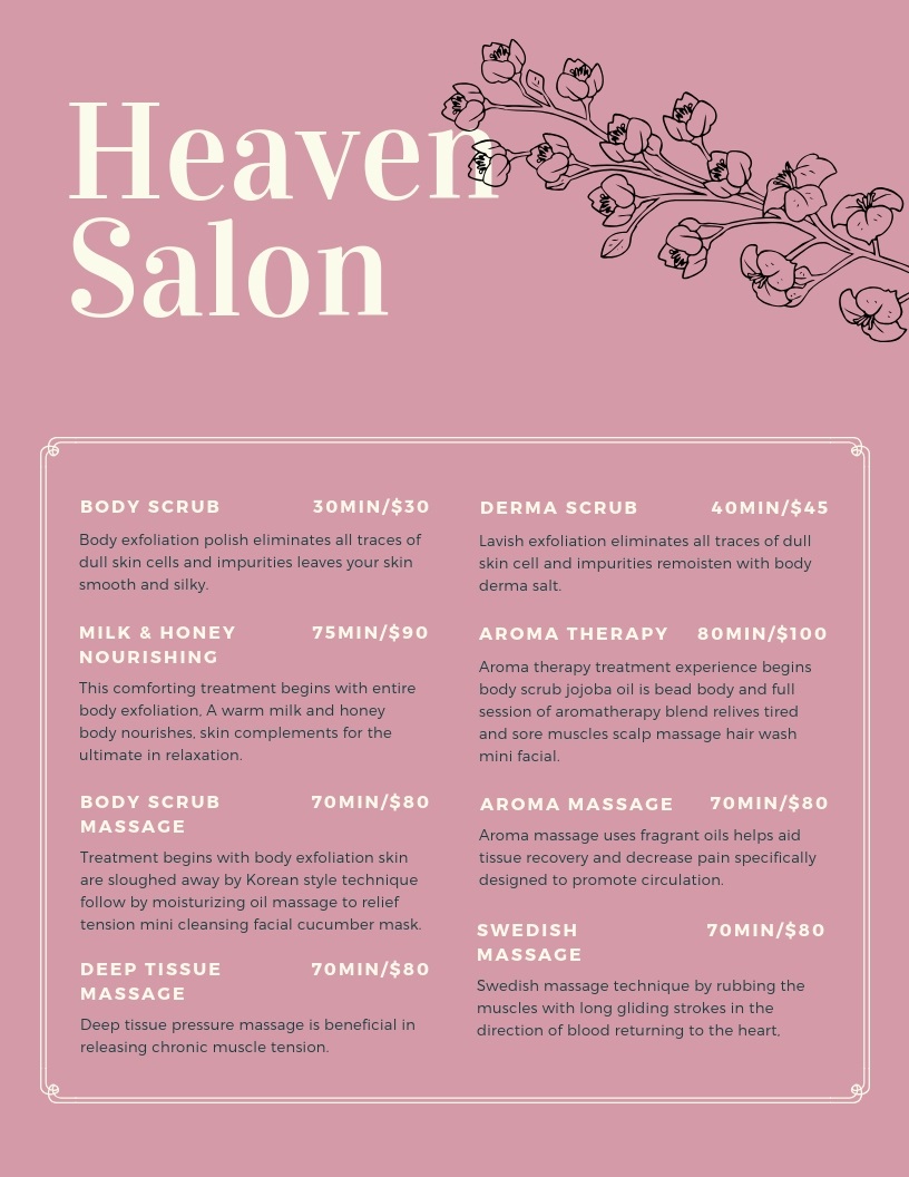 Heaven Salon Massages