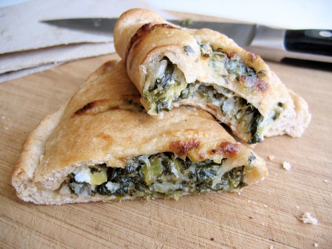 Calzone with vegetables