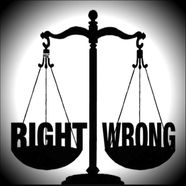 right and wrong ethics