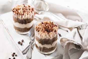 Coffee flavored trifle.