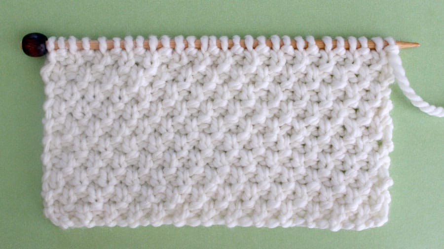 double needle knitting