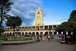 The center of Huehuetenango is a good place to go eat.