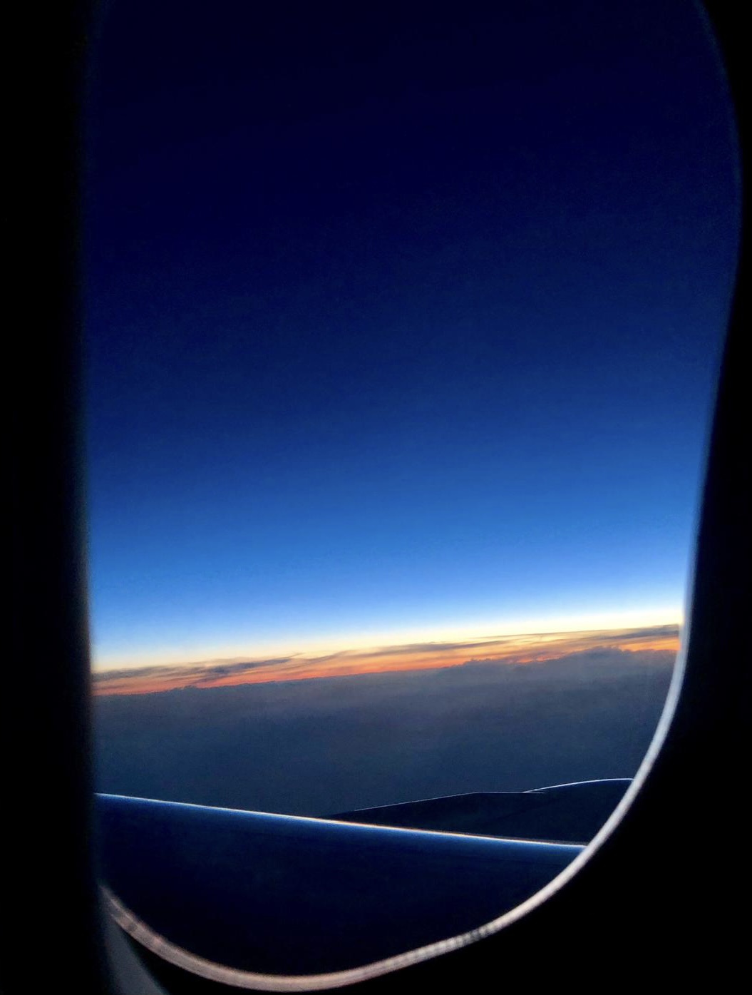 View from Airplane Window