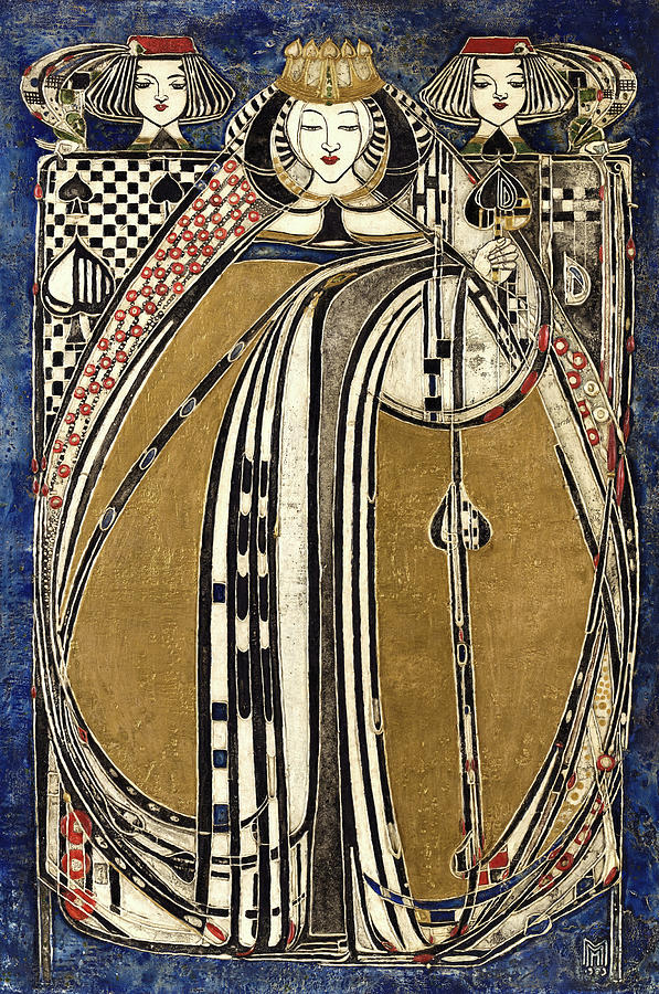  Queen of Spades, Margaret Macdonald -1909