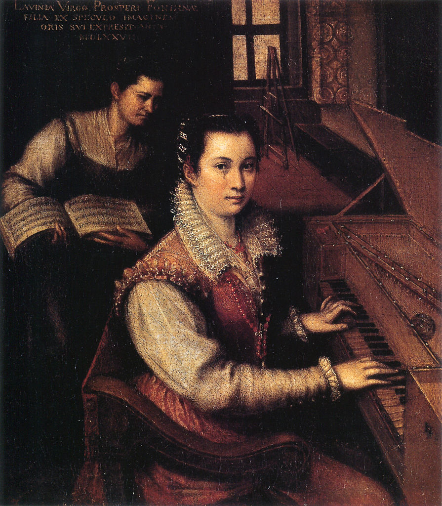 Self portrait at the Clavichord, Lavinia Fontana -1577