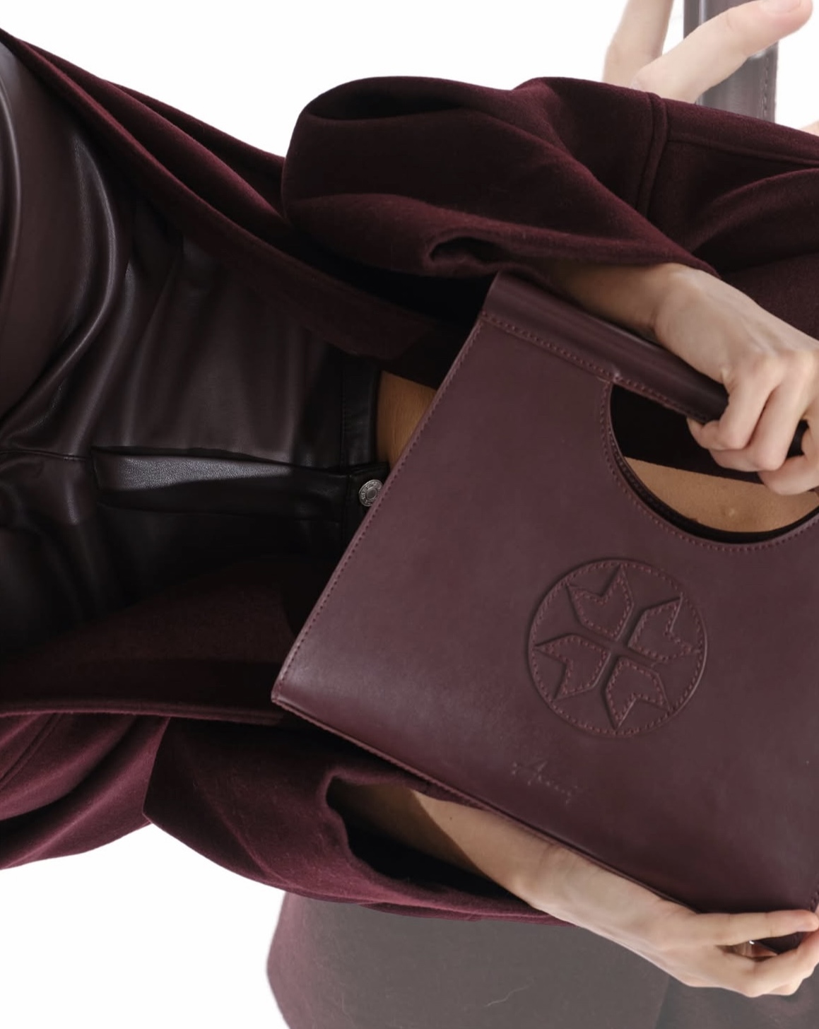 Image of brand's bag with logo