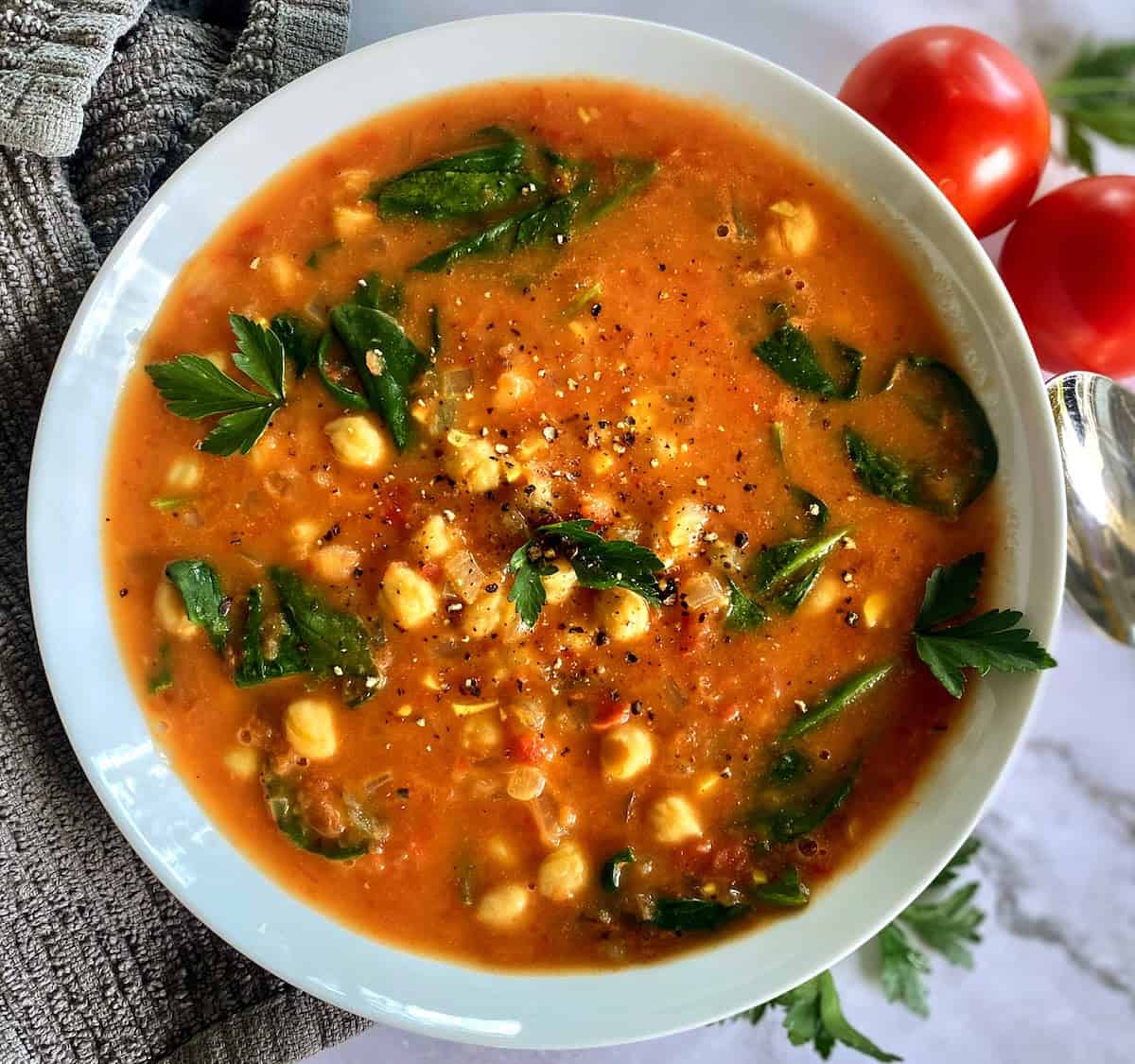 Chickpea and Tomato Soup