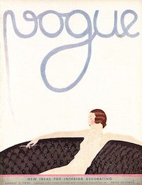 woman on a sofa