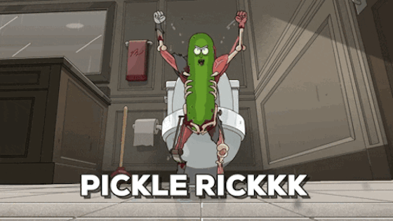pickle rick gif