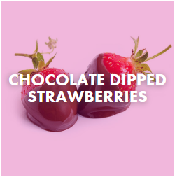 strawberrys dipped in chocolate topping