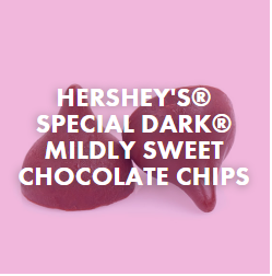 hershey dark chocolate kisses topping