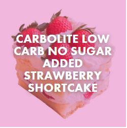 low carb strawberry short cake flavor