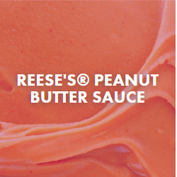 peanut butter sauce topping