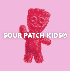 sour patch gummi topping