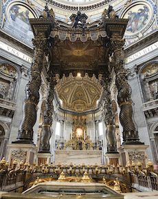 saint Peters baldachin