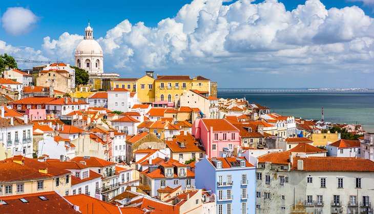 colorful buildings in portugal