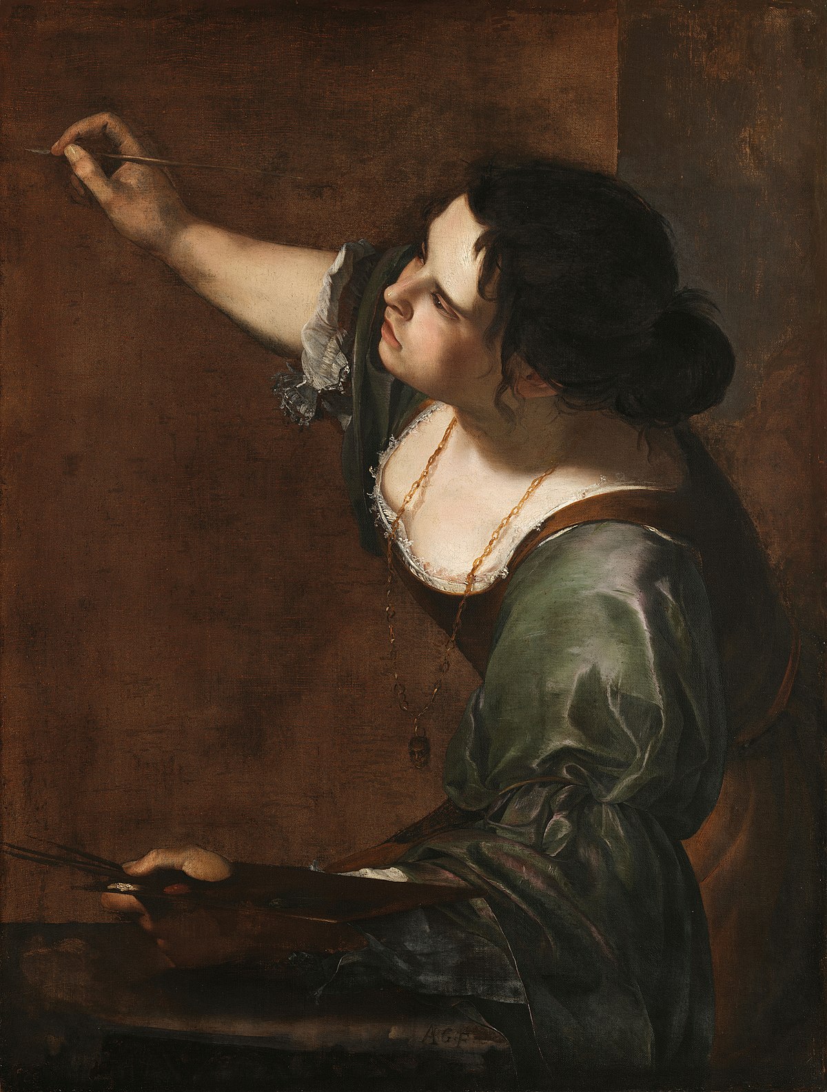 Self Portrait as the alegory of art