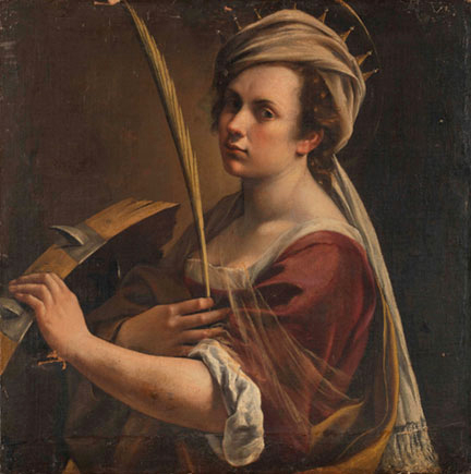'Self Portrait as Saint Catherine of Alexandria