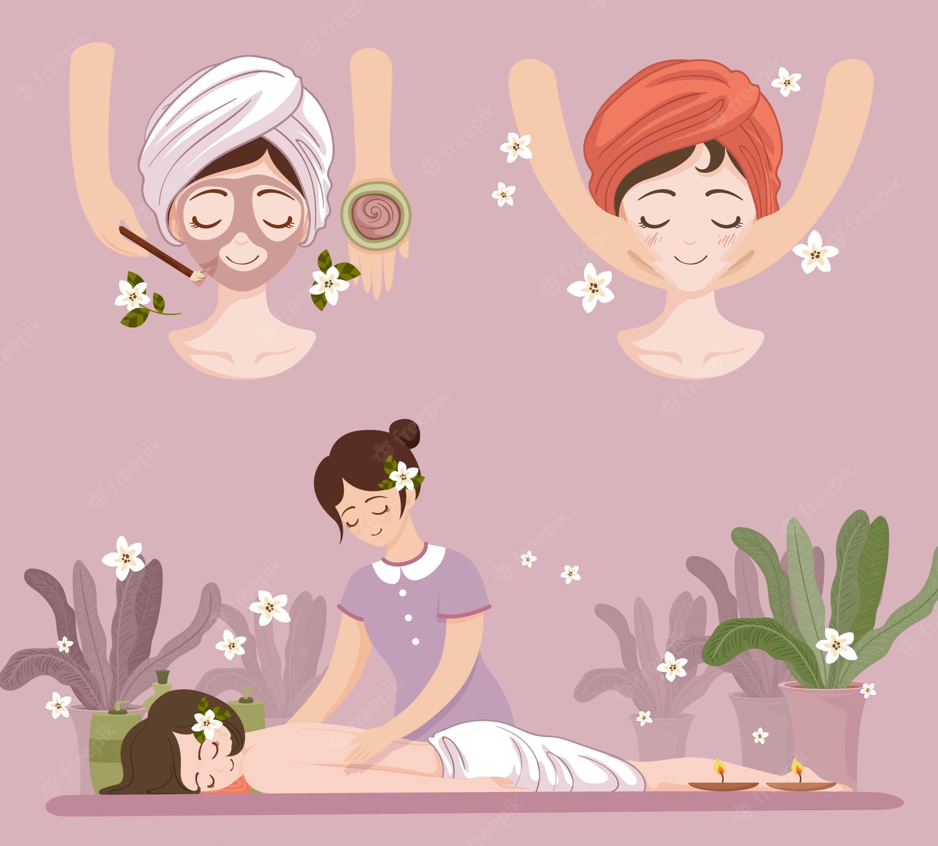 spa cartoon