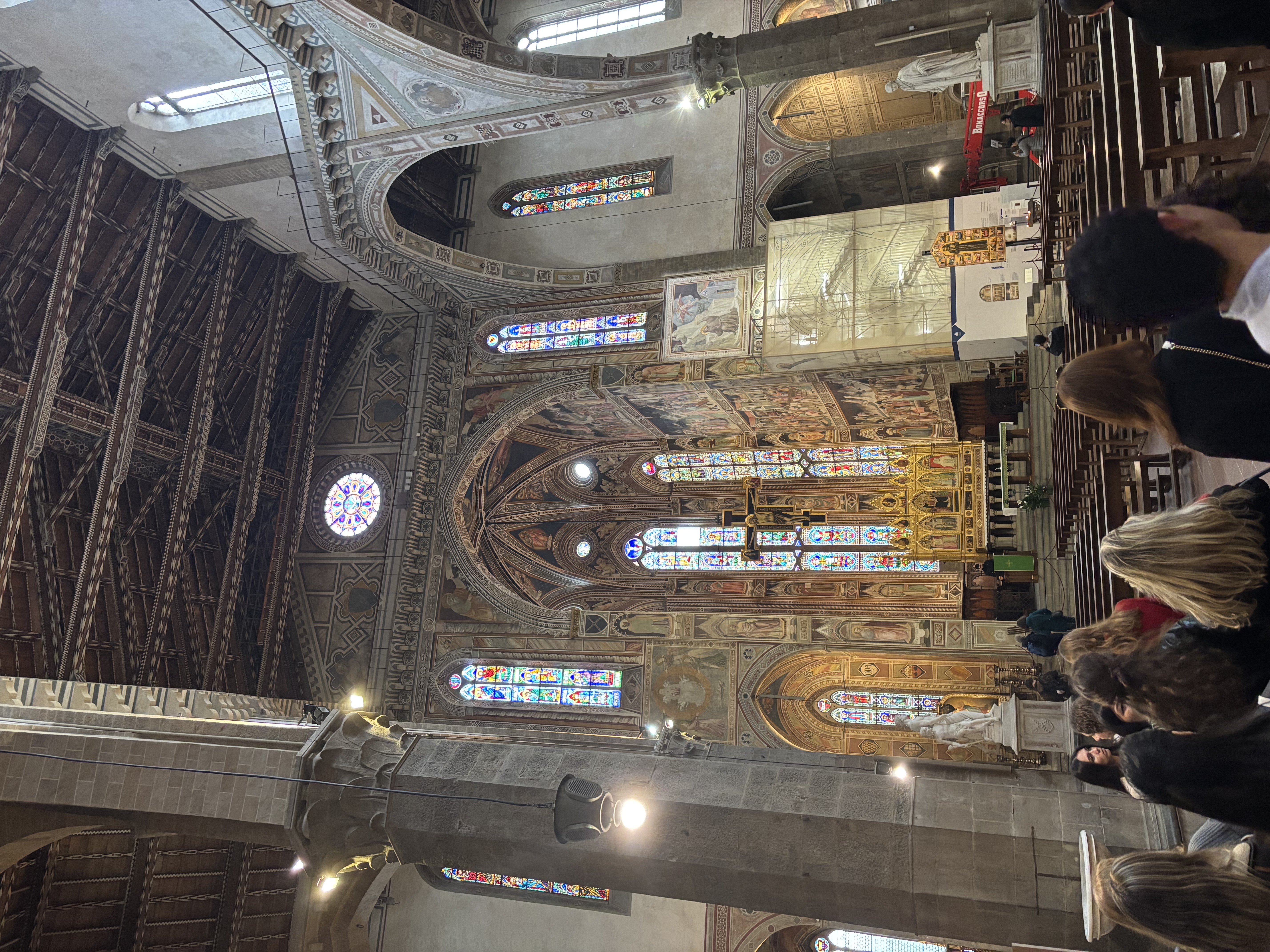 Inside Santa Croce