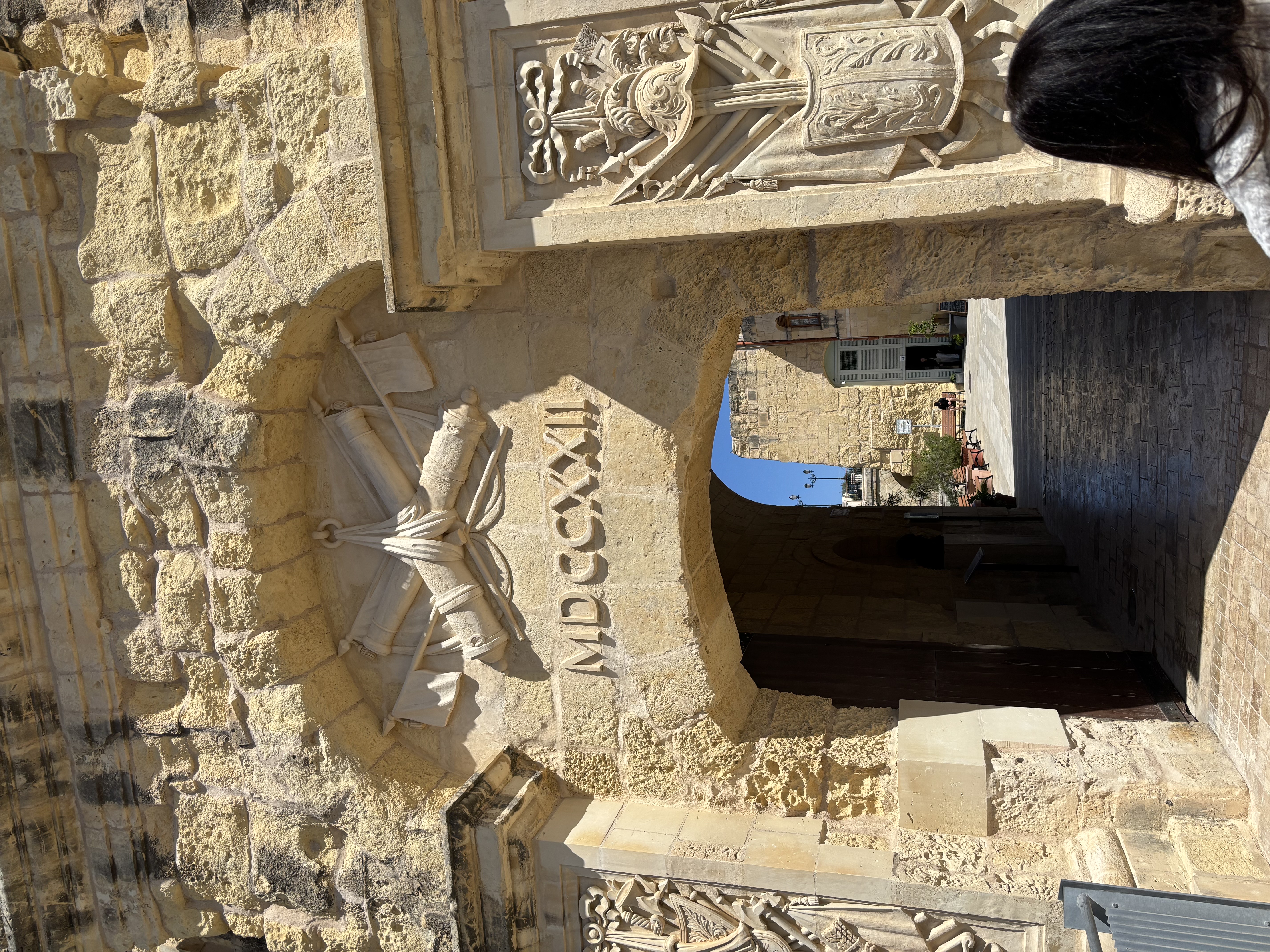 A stone arch