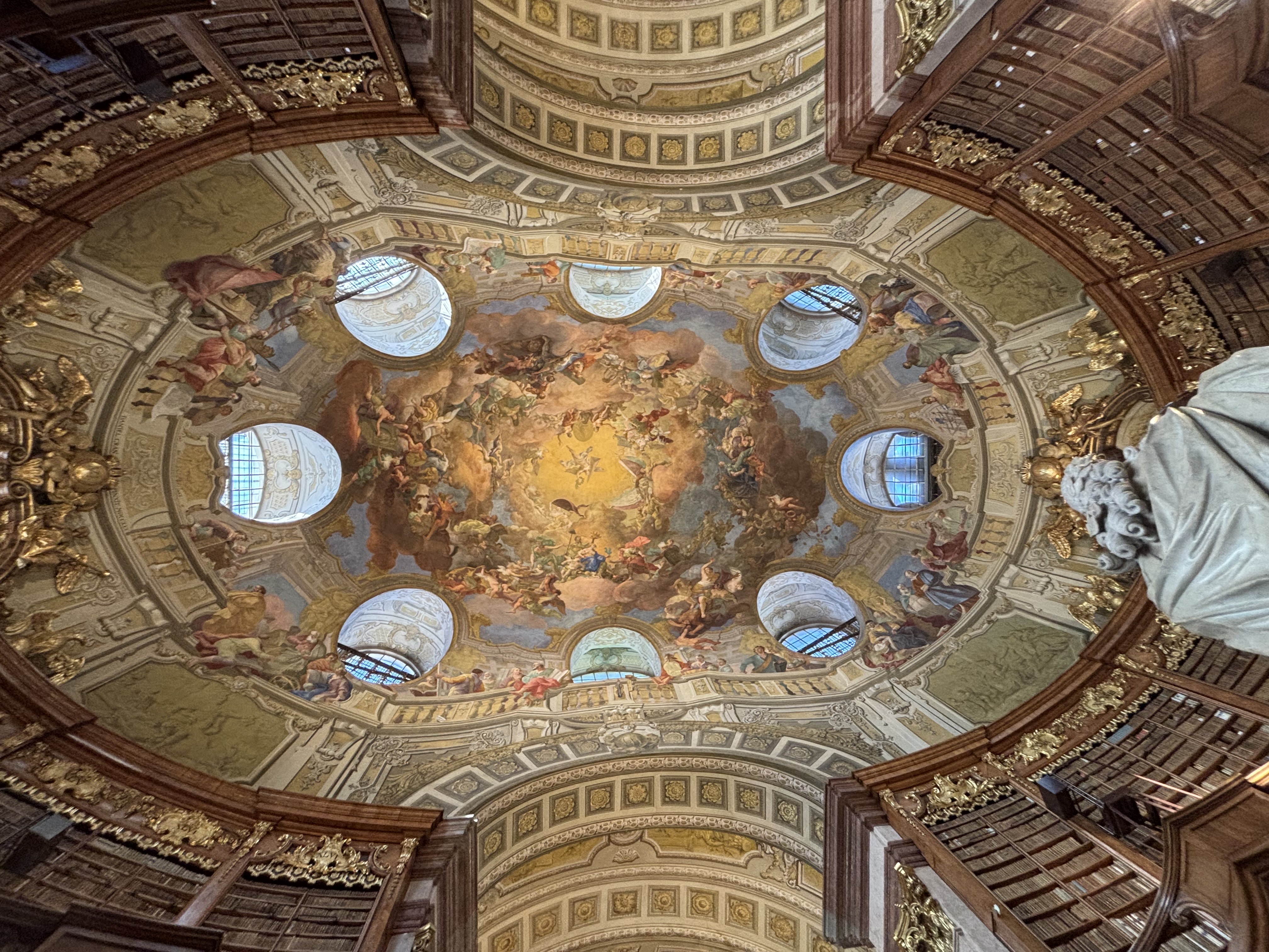 Ceiling in the library