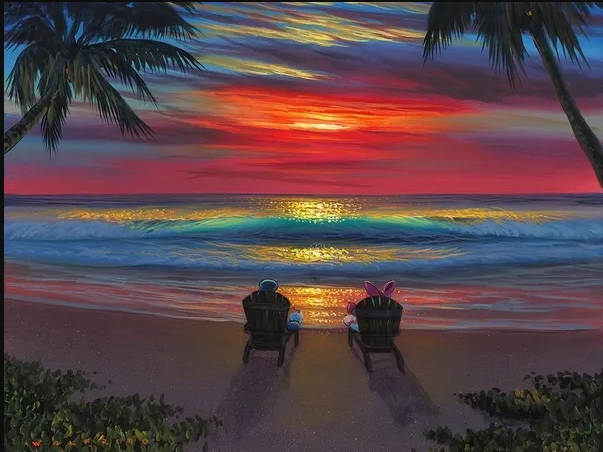 Lovers at Sunset