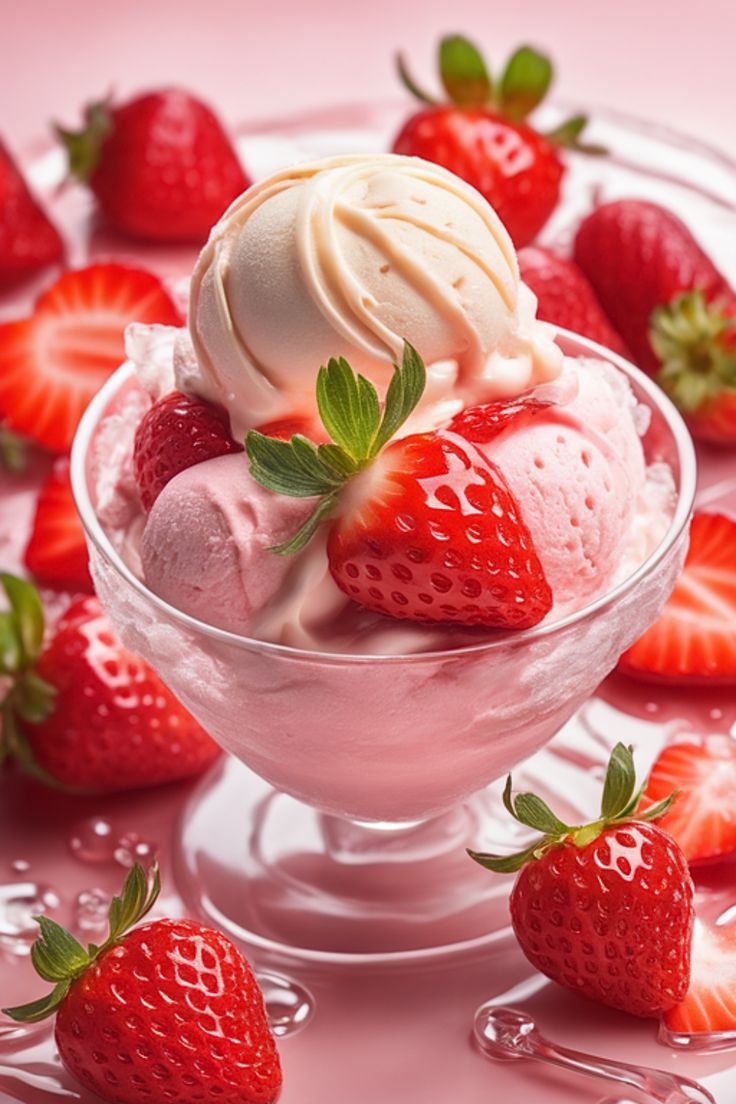 Strawberry Ice Cream